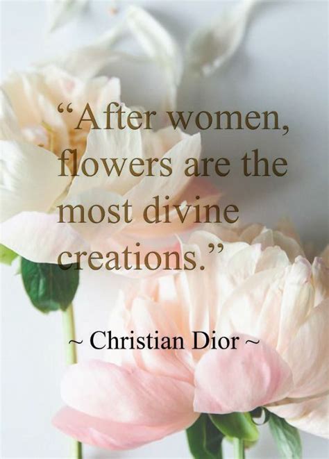 dior woman flower quote|christian Dior quotes about women.